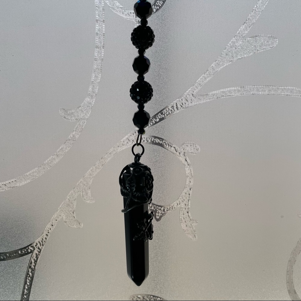 Gemstone Point Crystal Necklace - Picture 11 of 14